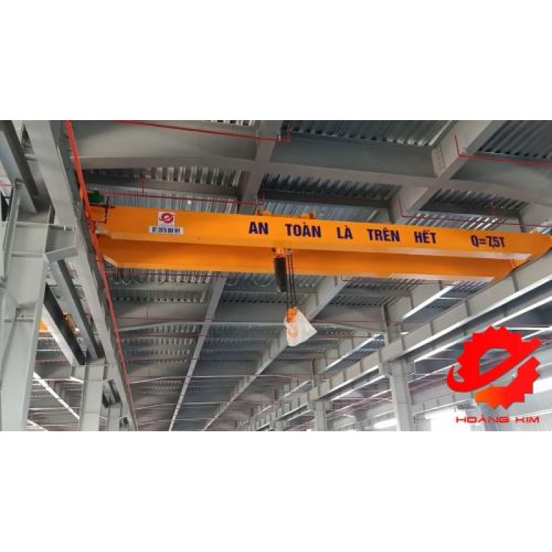 [GIÁ TỐT] Cẩu trục dầm đôi 7.5 tấn || HOÀNG KIM