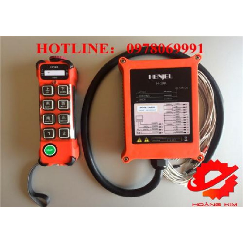 Điều khiển cầu trục Henjel H-108 Hoàng Kim company