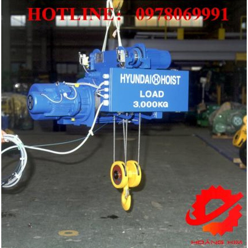 【Giá tốt】Pa lăng cáp điện Huyndai || HOÀNG KIM COMPANY