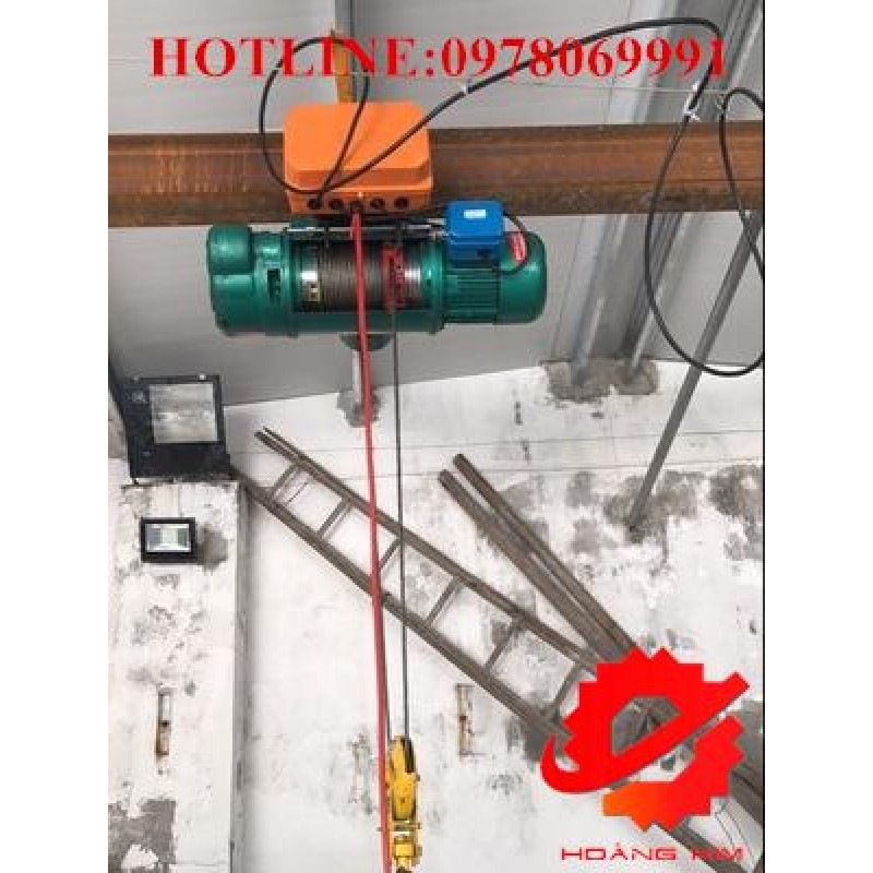 【GIÁ TỐT】Pa lăng cáp điện 2 tấn 12 mét || HOÀNG KIM