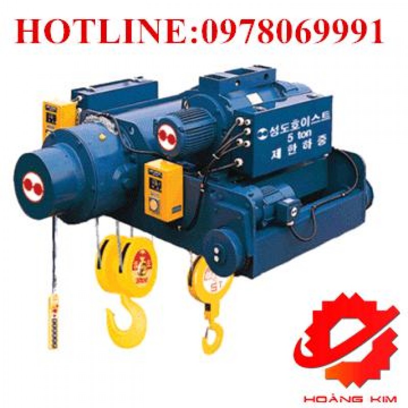 【Giá tốt】Pa lăng cáp điện Sungdo || HOÀNG KIM COMPANY