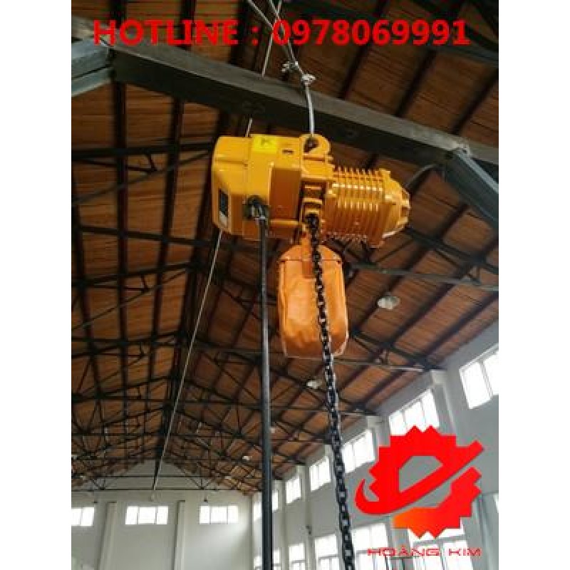 【GIÁ TỐT】Pa lăng xích điện 2 tấn 4 mét cố định || HOÀNG KIM