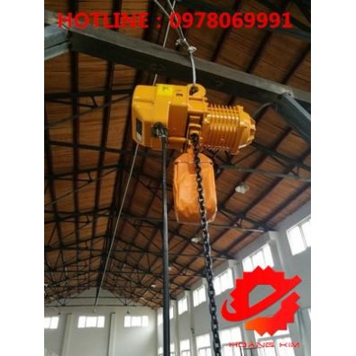 【GIÁ TỐT】Pa lăng xích điện 1 tấn 4 mét cố định || HOÀNG KIM