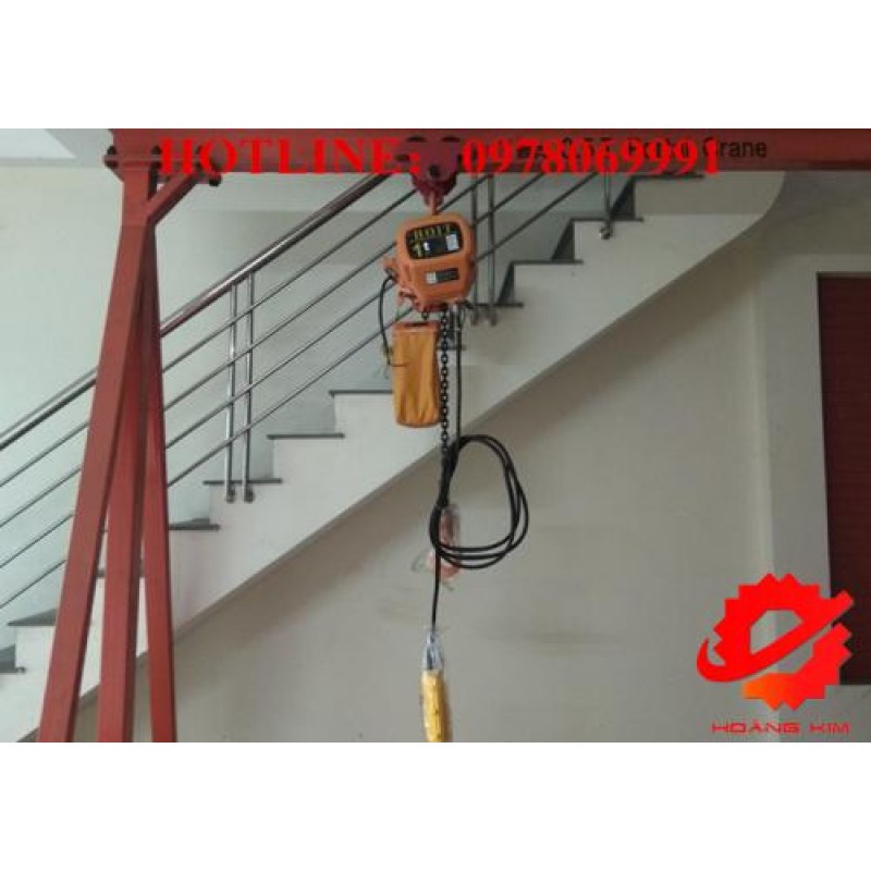  【GIÁ TỐT】Pa lăng xích điện cố định || HOÀNG KIM