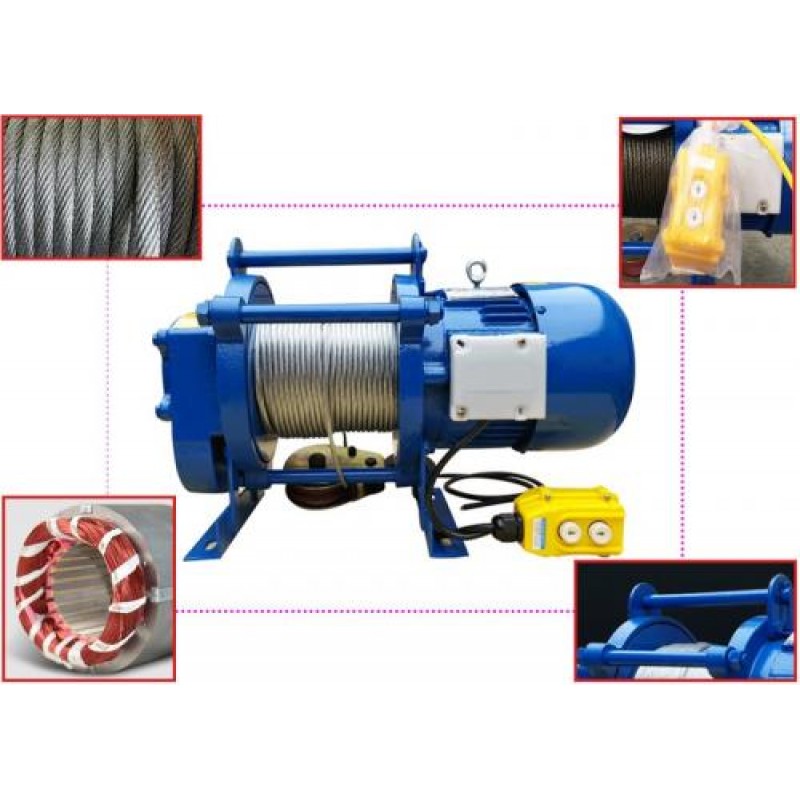 【Giá tốt nhất】 Máy tời điện 1 pha 1000kg || HOÀNG KIM