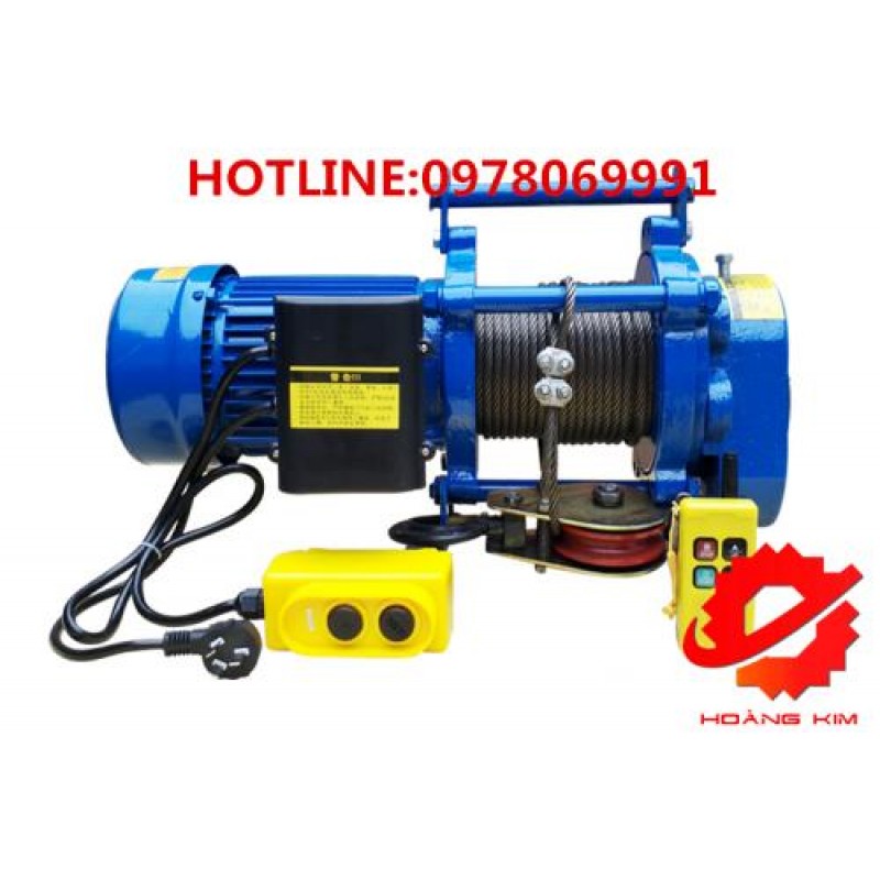 【Giá tốt】Tời kéo cáp điện 1 pha || HOÀNG KIM COMPANY 