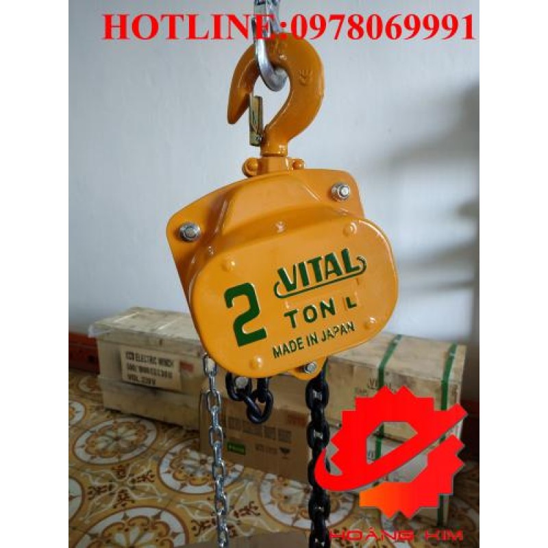 【GIÁ TỐT】Pa lăng xích kéo tay Vital 2 tấn || HOÀNG KIM