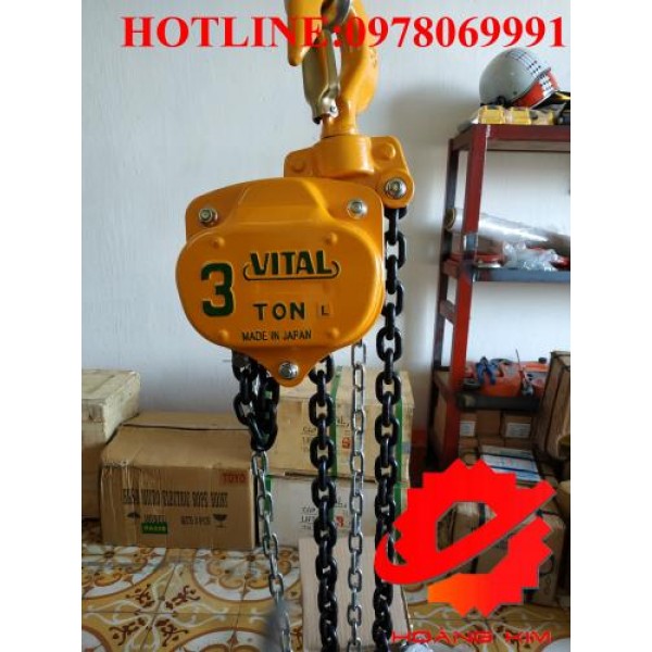 【GÍA TỐT】Pa lăng xích kéo tay 3 tấn || HOÀNG KIM