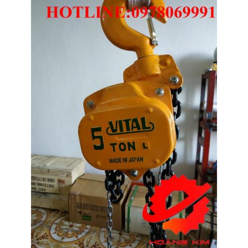 【Giá tốt】Pa lăng xích kéo tay 5 tấn || HOÀNG KIM